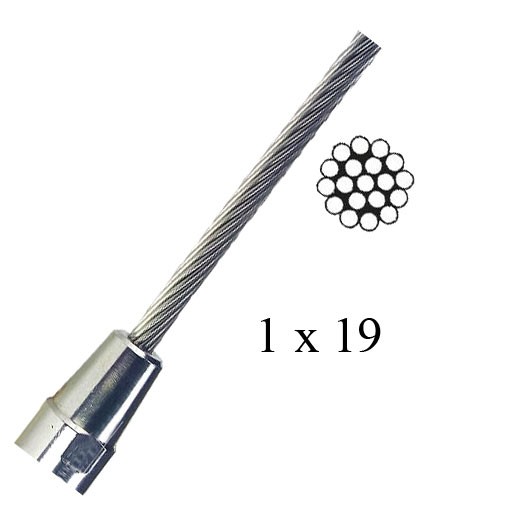 1x19 Drótkötél – 2,0 mm 1x19