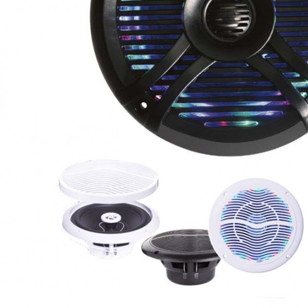 Allroundmarin AM650 hajós hangszóró 6,5” (pár) – 6,5”, fekete