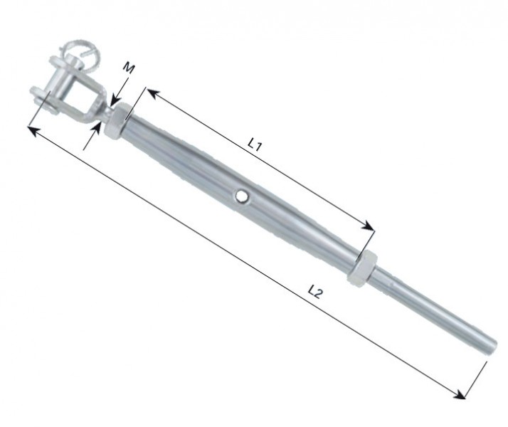 AQUINOX Kábel spanner – Menet: M5