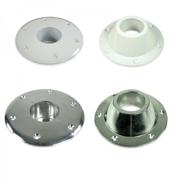 Asztaltalp emelt, alumínium, Ø60 × 170 mm
