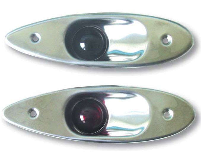 Niro süllyesztett pozíciófény, 195 x 59 mm