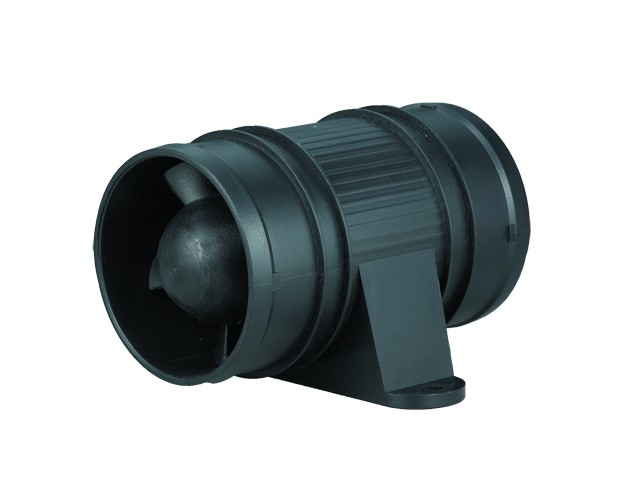 Hajós inline axiál szellőztető ventilátor, 12 V, 250 m³/h, 76 mm csőhöz