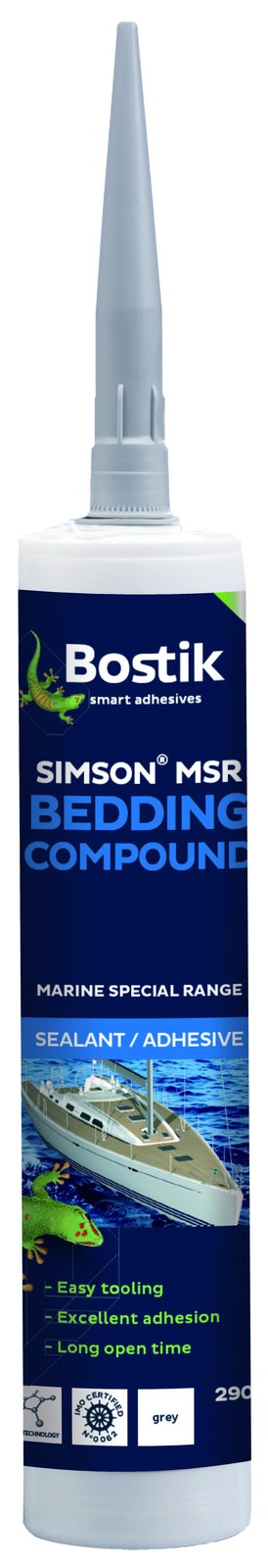 Bostik MSR-BC Bedding Compound felületragasztó, szürke, 290 ml