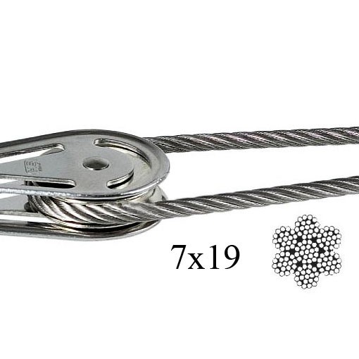 Drótkötél 7x19 – 2 mm