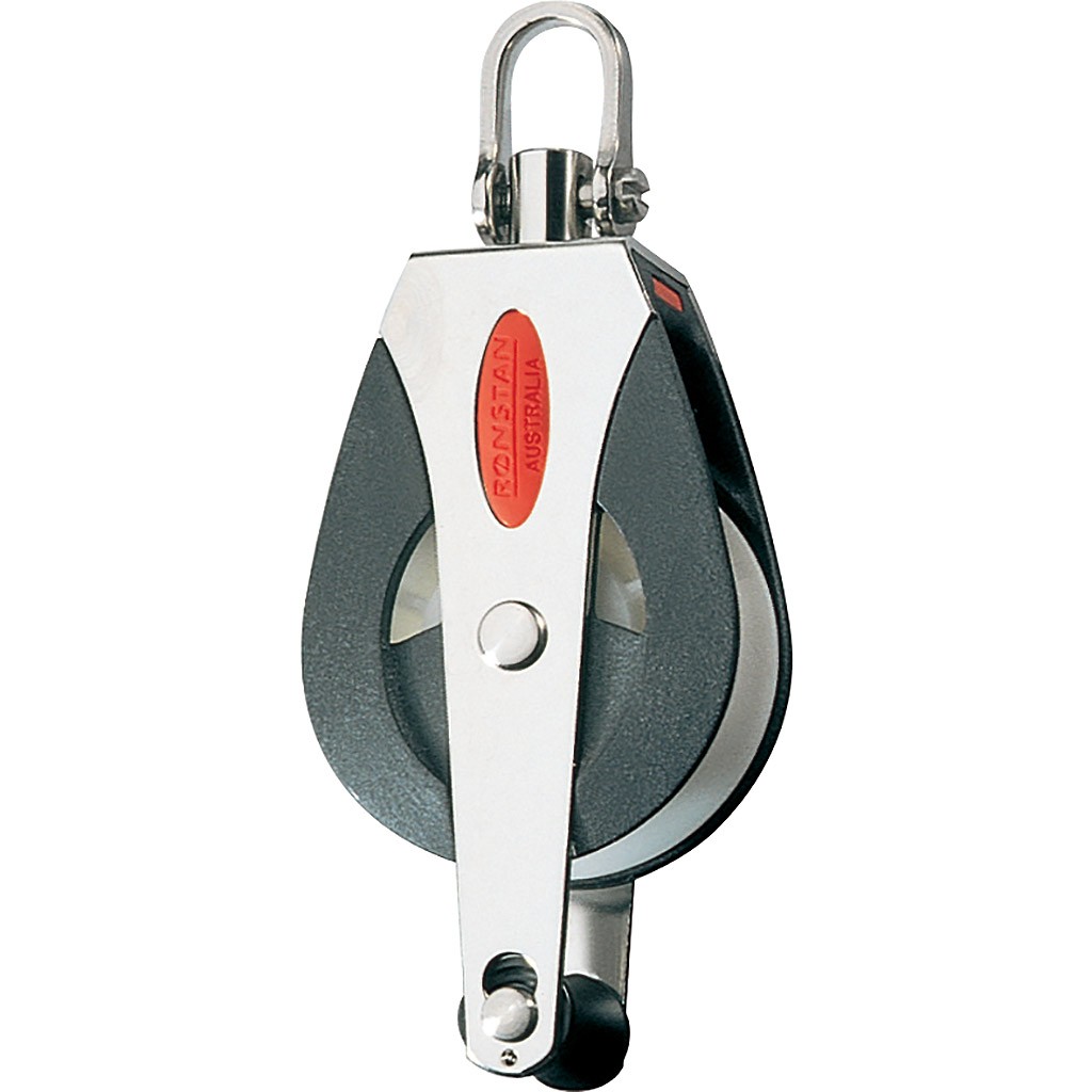 Ronstan standard csiga 50 mm, forgófejes, beckettel