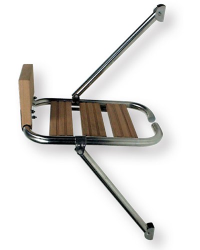 Fürdőplatform gumicsónakhoz, motortartóval, 28 × 45 cm