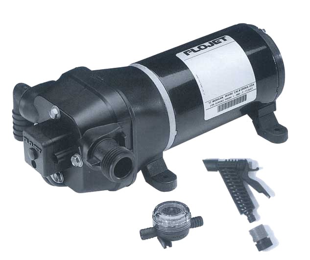 Flojet Automatikus deckmosó és vízszivattyú – 12 Volt