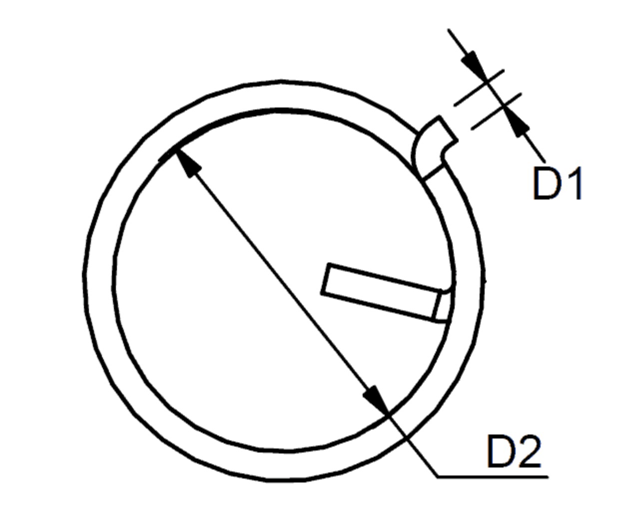 Blue Wave G-gyűrű 23 mm, 2,00 mm huzalvastagsággal
