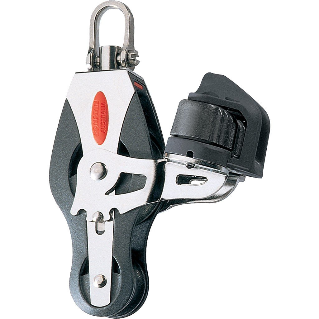 Ronstan golyóscsapágyas violinblock 40 mm, kötélfogóval (becket nélkül)