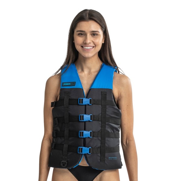 Jobe Dual Vest vízisímellény 50N kék/fekete – S/M / 50–70 kg / kék-fekete