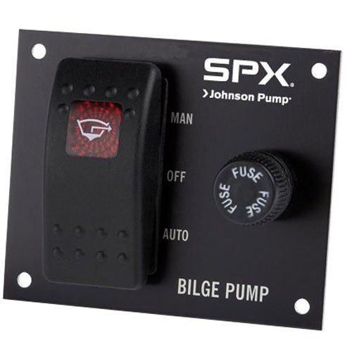 JOHNSON PUMP vízpumpa kapcsoló panel – 12 V