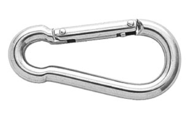AQUINOX karabíner, nagy horognyílással – Hossz: 100 mm