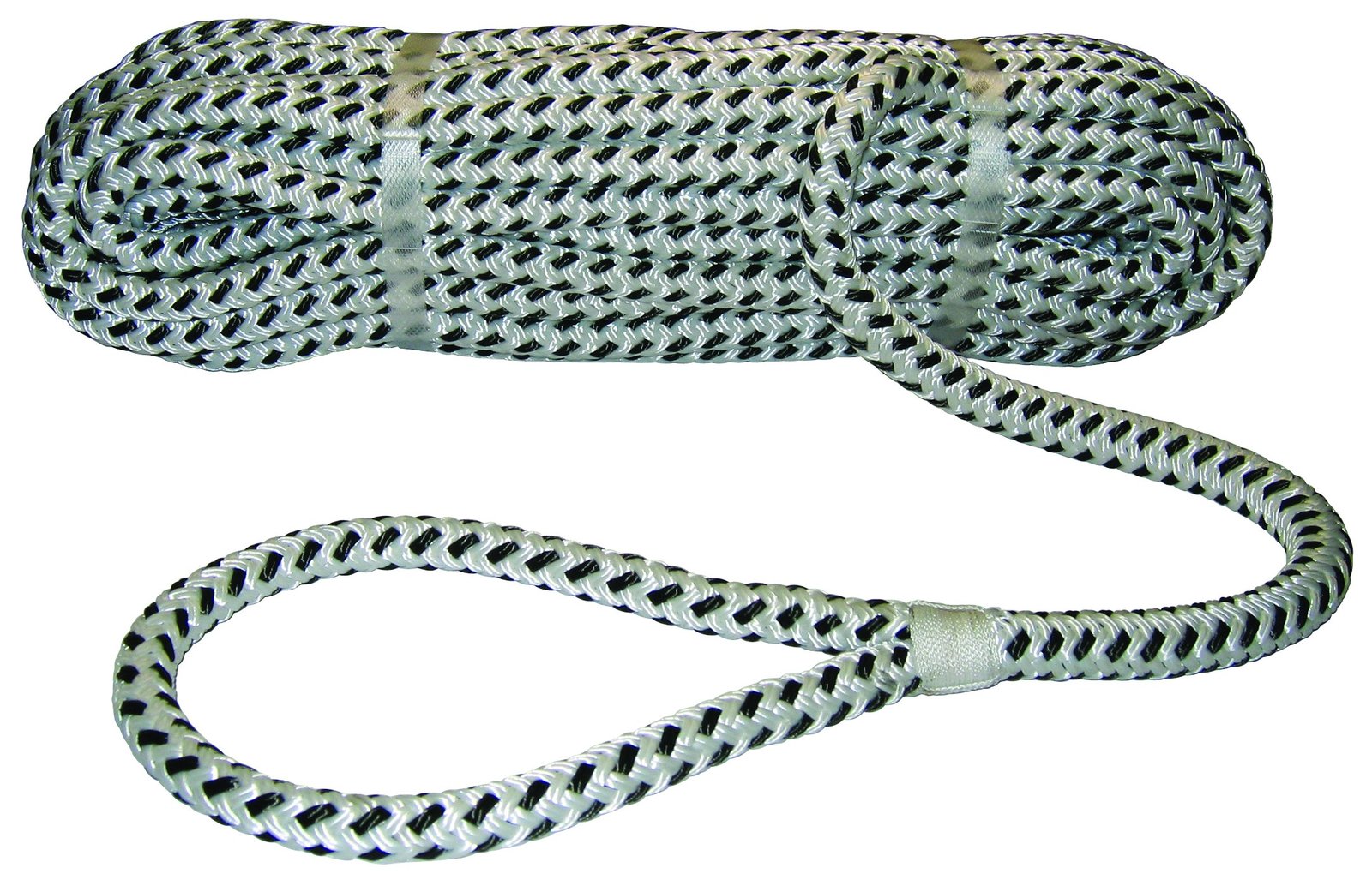 Poliészter kikötőkötél fonott szemmel – 8mm 5m