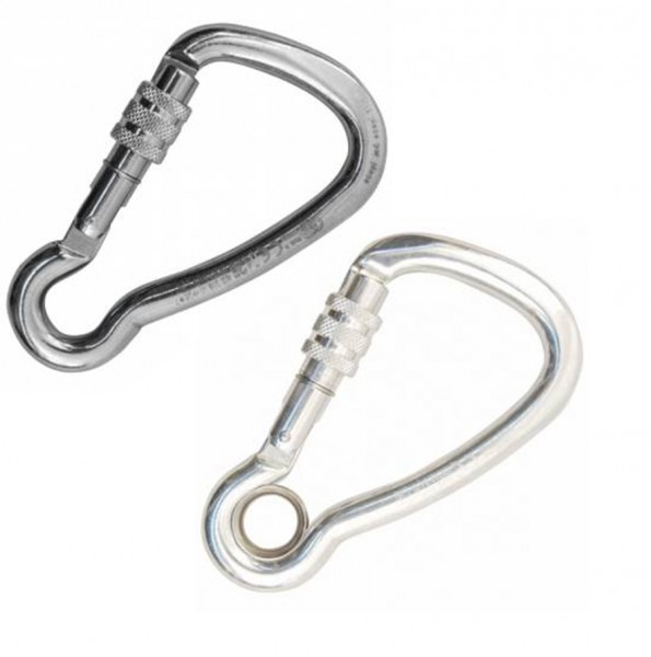 KONG Harness karabíner szem nélkül, csavaros zárral – Hossz: 85,5 mm, szem nélkül