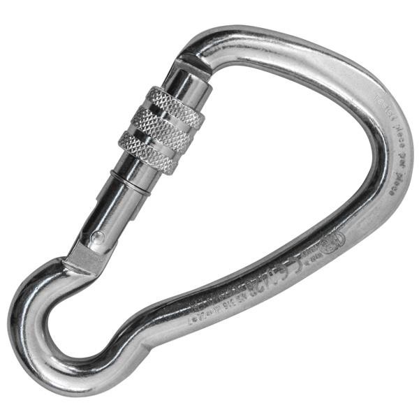 KONG Harness karabíner szem nélkül, csavaros zárral – Hossz: 85,5 mm, szem nélkül