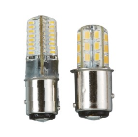 BAY15d LED izzó, 12 V, 2,5 W, hideg fehér, 180 lumen – 12 V / 2,5 W / 63 LED / 180 lumen / hideg fehér / 50,5 x 15,2 mm