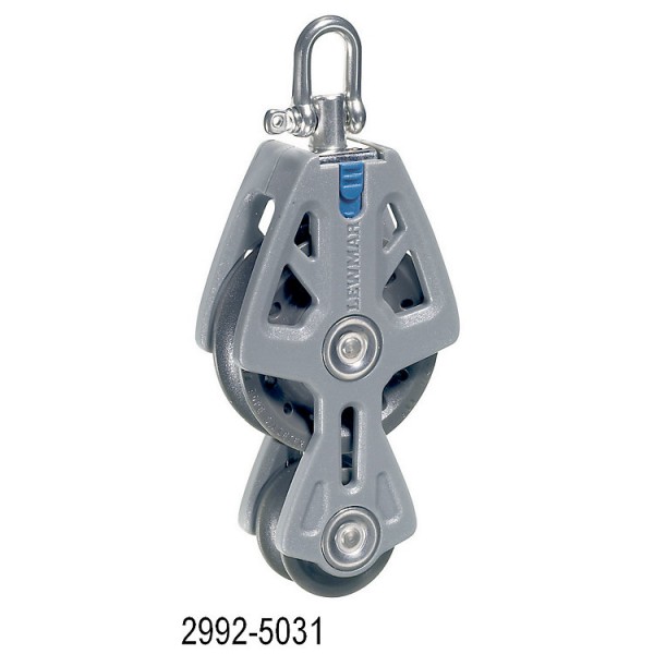Hegedűcsiga forgóseklivel Lewmar Synchro, 72 mm – 72 mm / 29927231BK