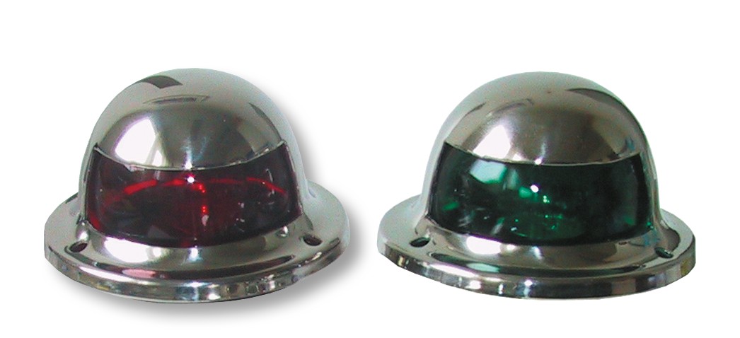 Niro fedélzeti oldalfény készlet, piros-zöld, 12 V, 3 W