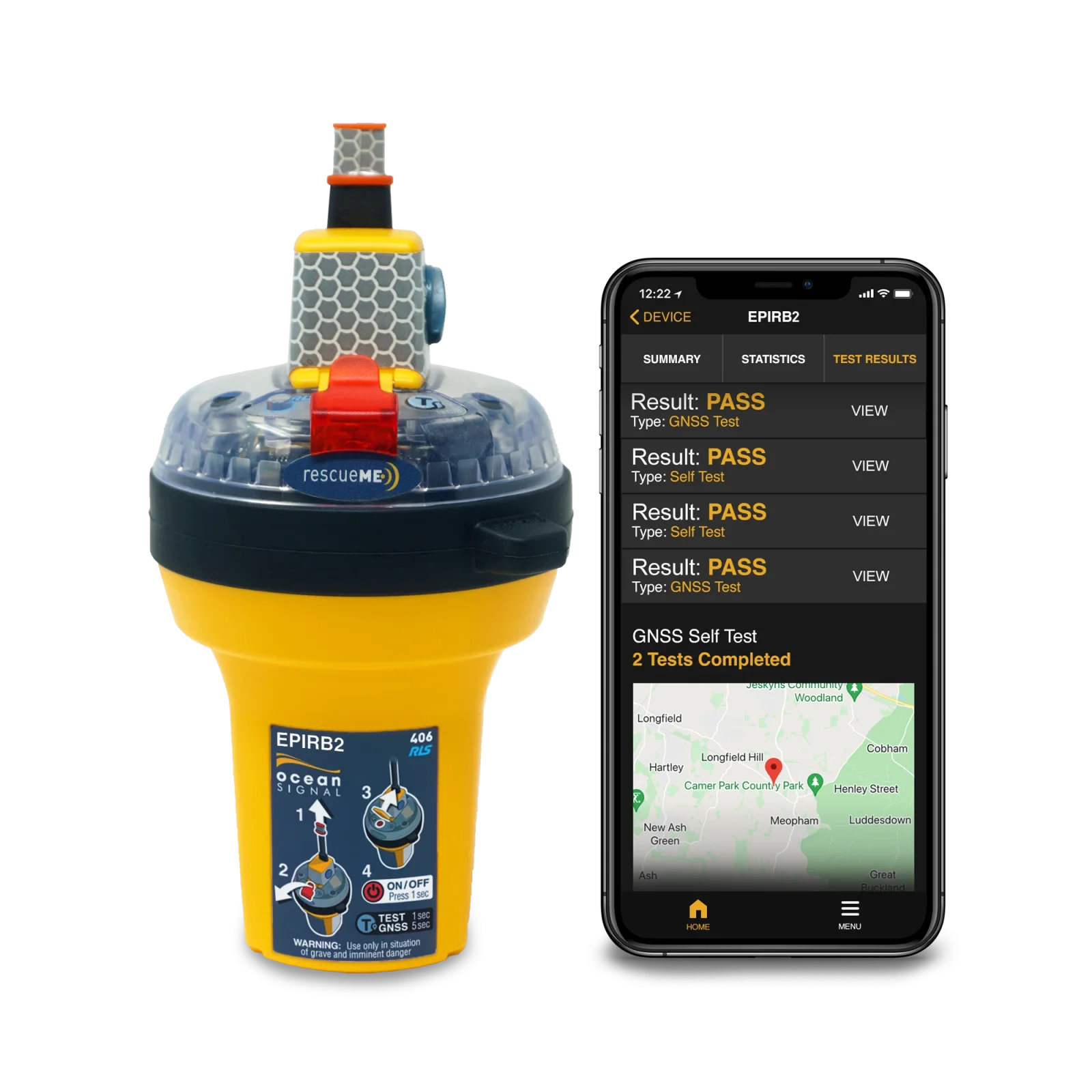 Ocean Signal rescueME EPIRB2 GPS műholdas vészjeladó