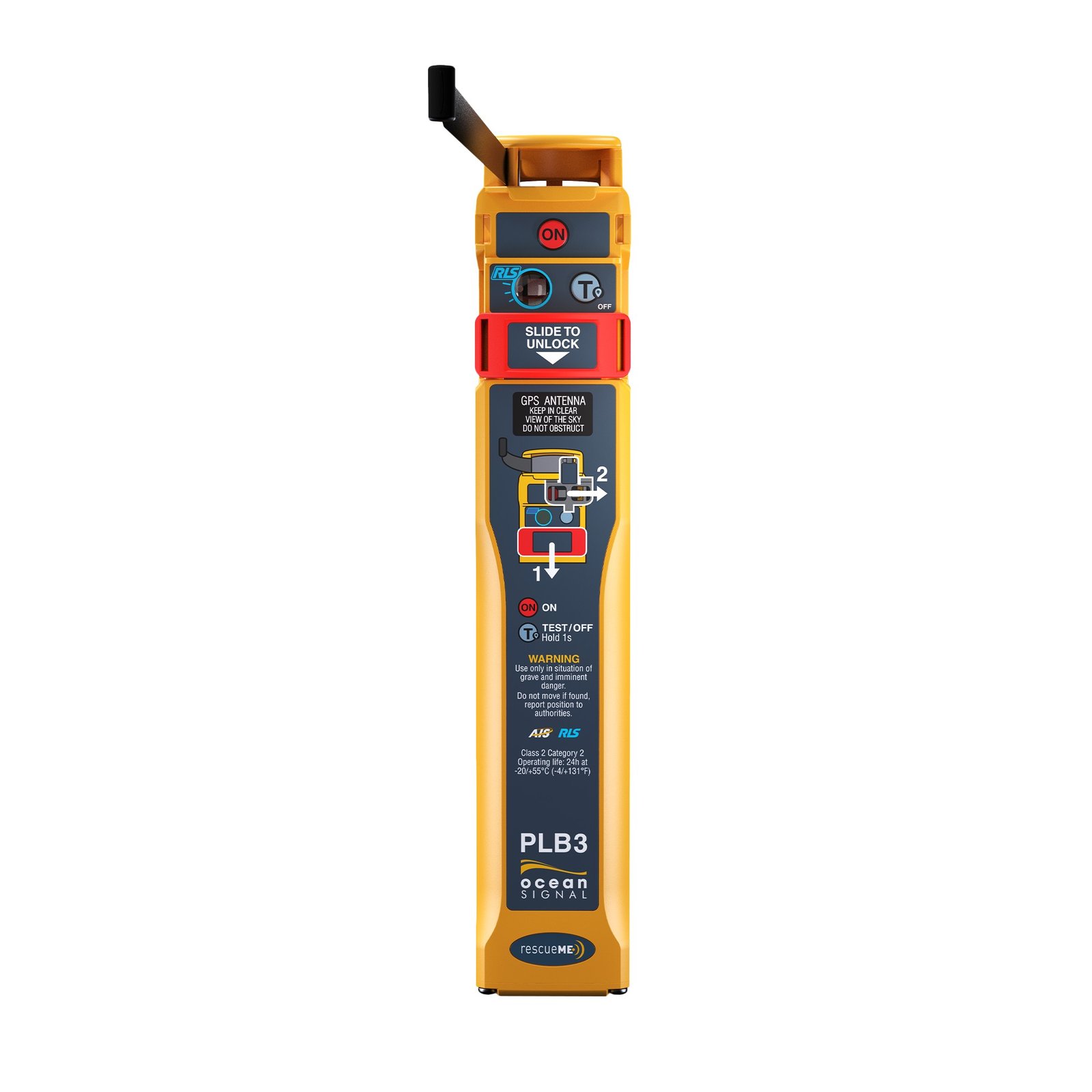 Ocean Signal RescueME PLB 3 AIS/GPS személyi vészjeladó