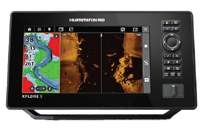 Humminbird XPLORE 9 MEGA SI+ GPS halradar (XM 14 HW CMSI T jeladóval)