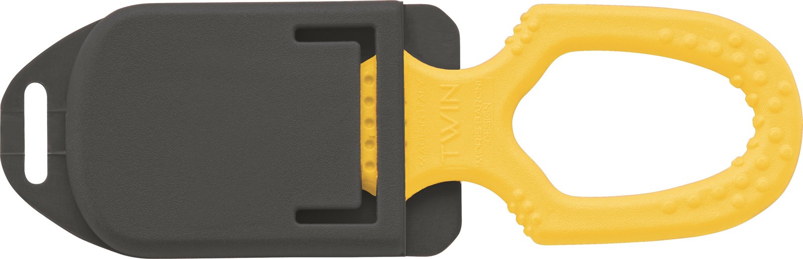 Biztonsági kés dupla pengével, mentőmellényhez/hevederhez, 13,5 cm