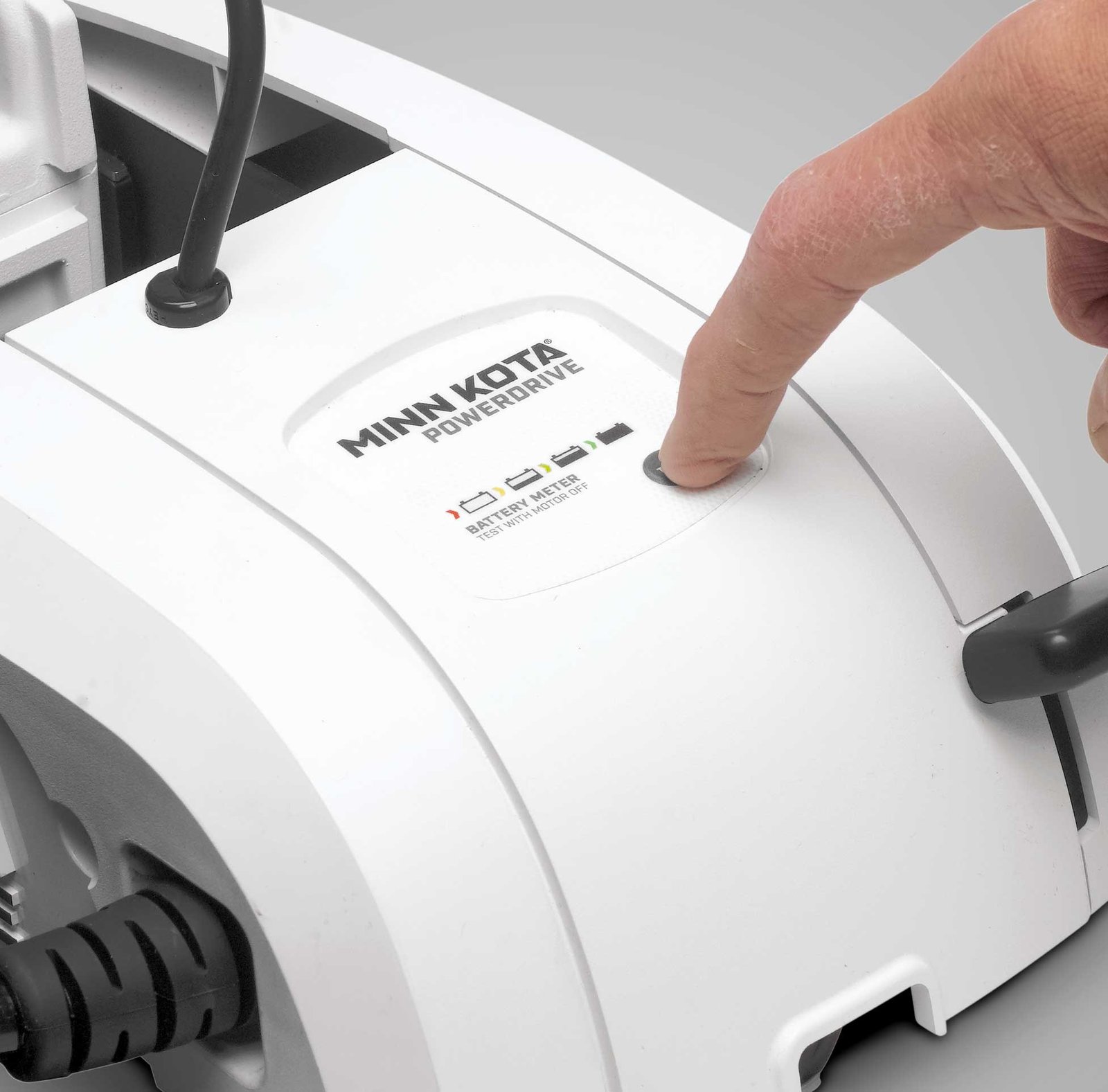 Minn Kota RT PowerDrive 55 MR sósvízálló orrmotor (137 cm szár, 12 V, fehér)