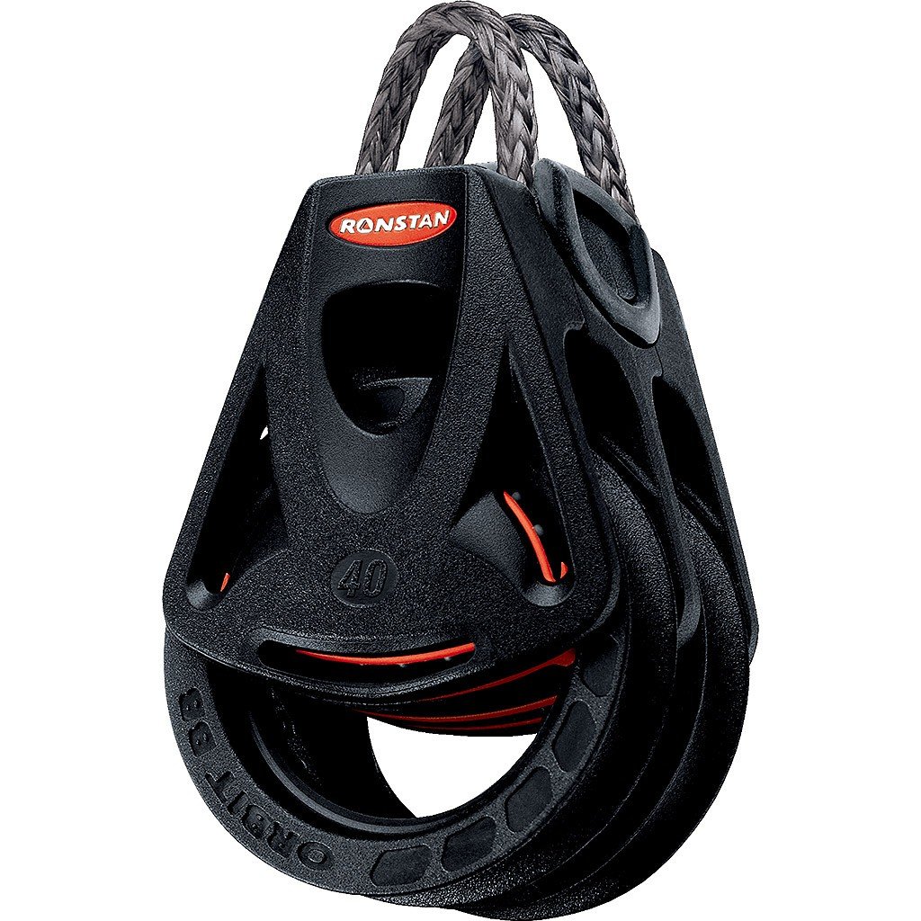 Ronstan Orbit 40 dupla csiga Dyneema füllel – 40-es sorozat (40 mm)