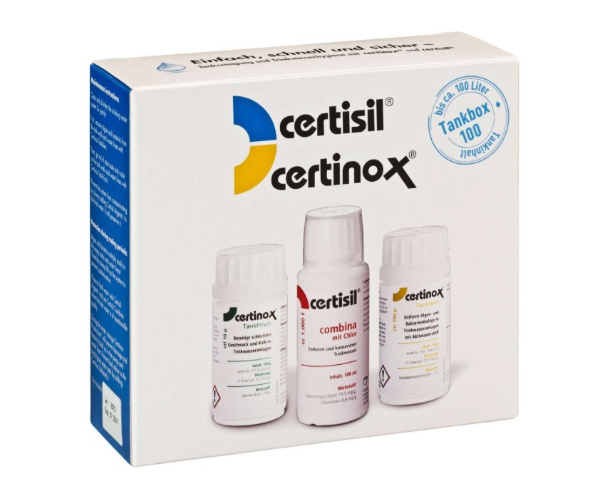 Certibox ivóvíz-higiéniai csomag 100 literes tartályhoz