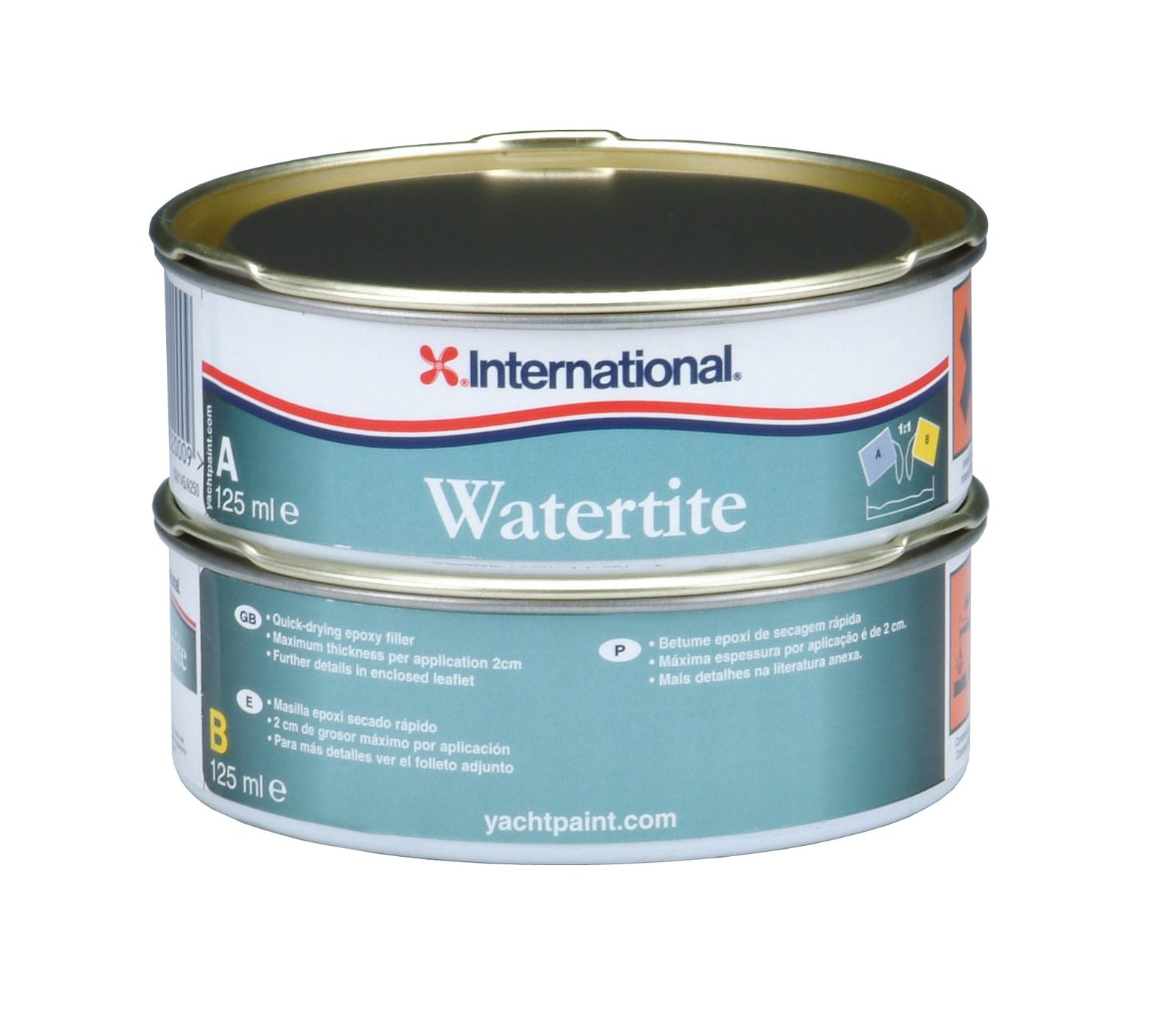 Watertite kétkomponensű epoxi javítótapasz, 250 ml – 250 ml, szürke